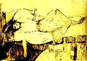Edvard Munch dagen efter oil painting reproduction
